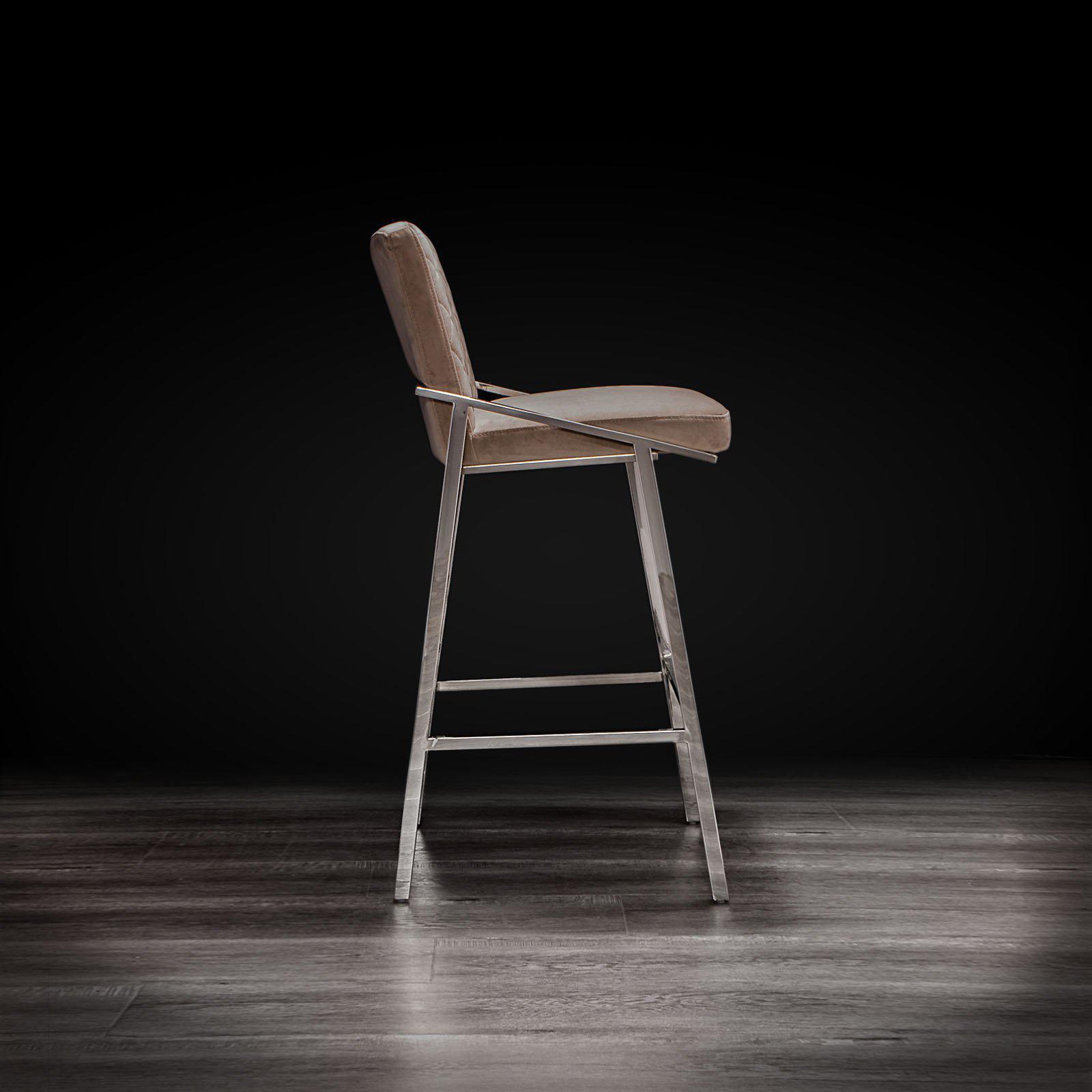 nolan taupe stylish bar stool