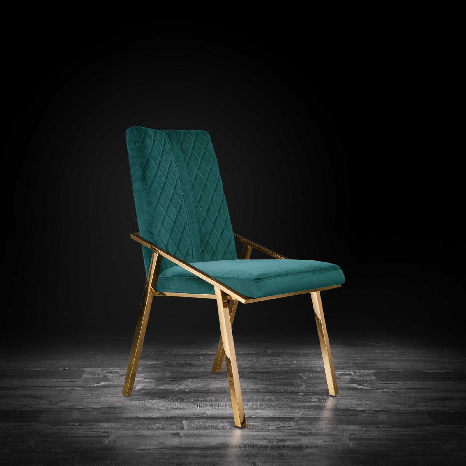 nolan tgss dark green modern dining chair