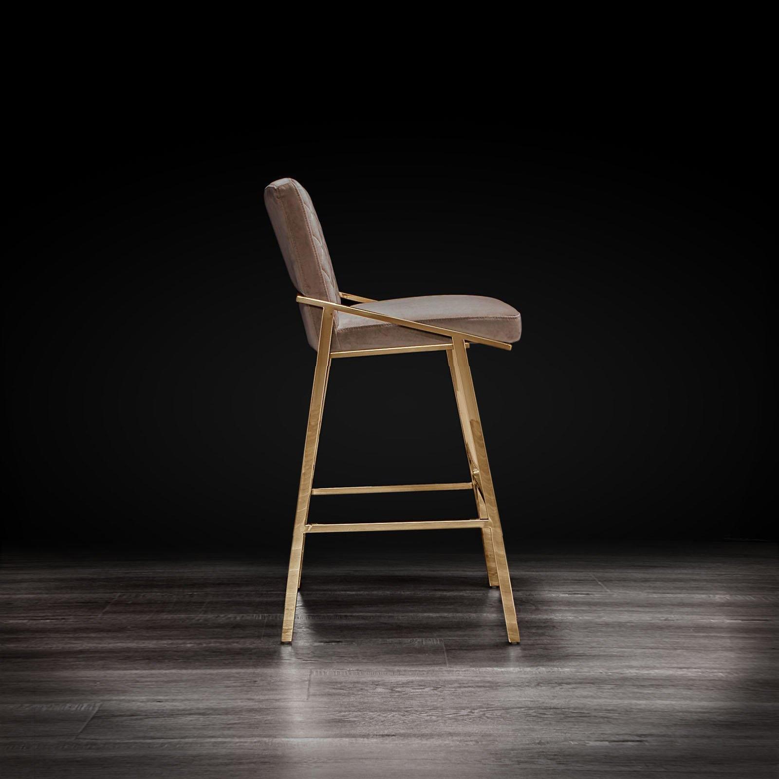 nolan tgss taupe luxury counter stool