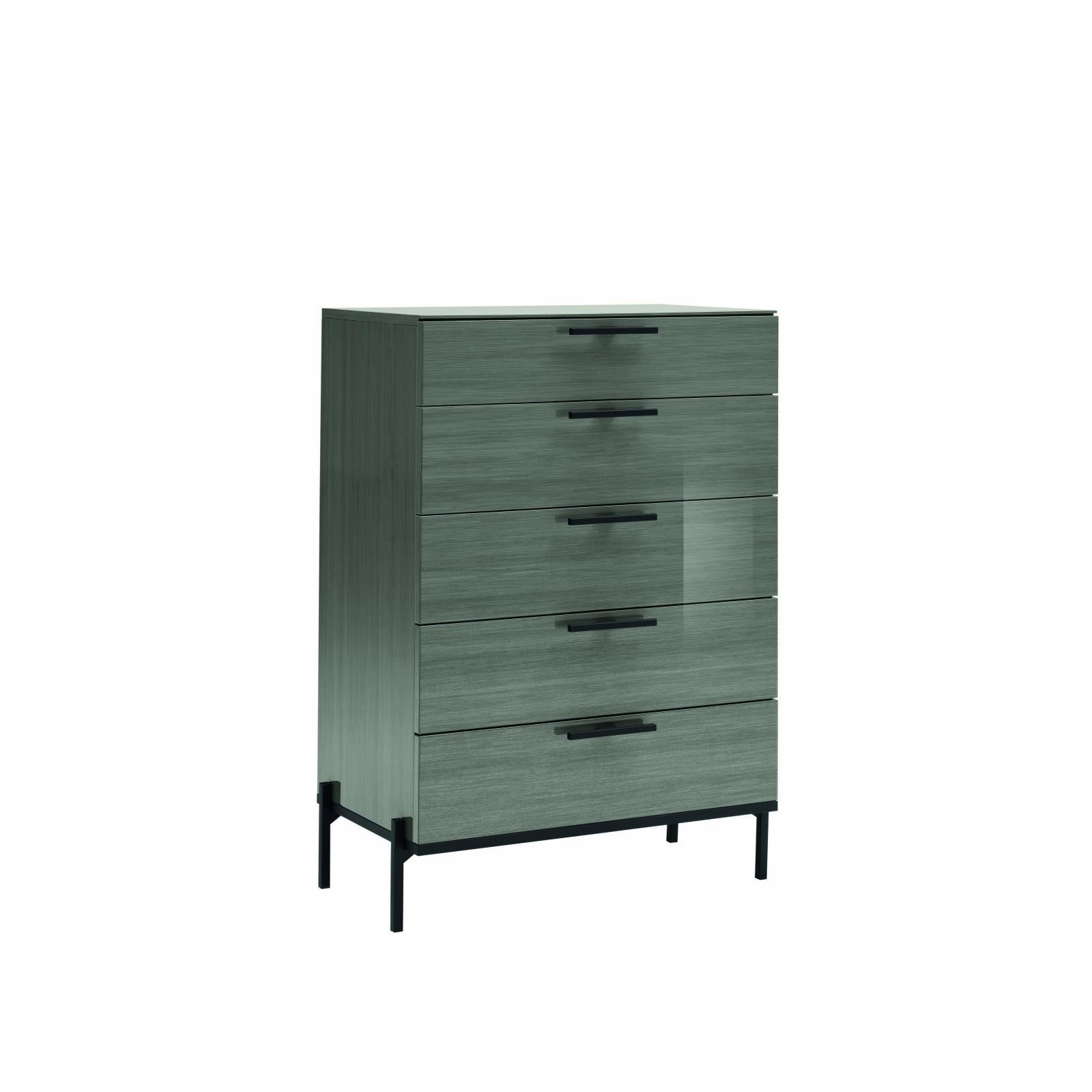 novecento 5 drawer chest