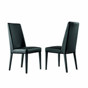 novecento black stylish 7 dining chair