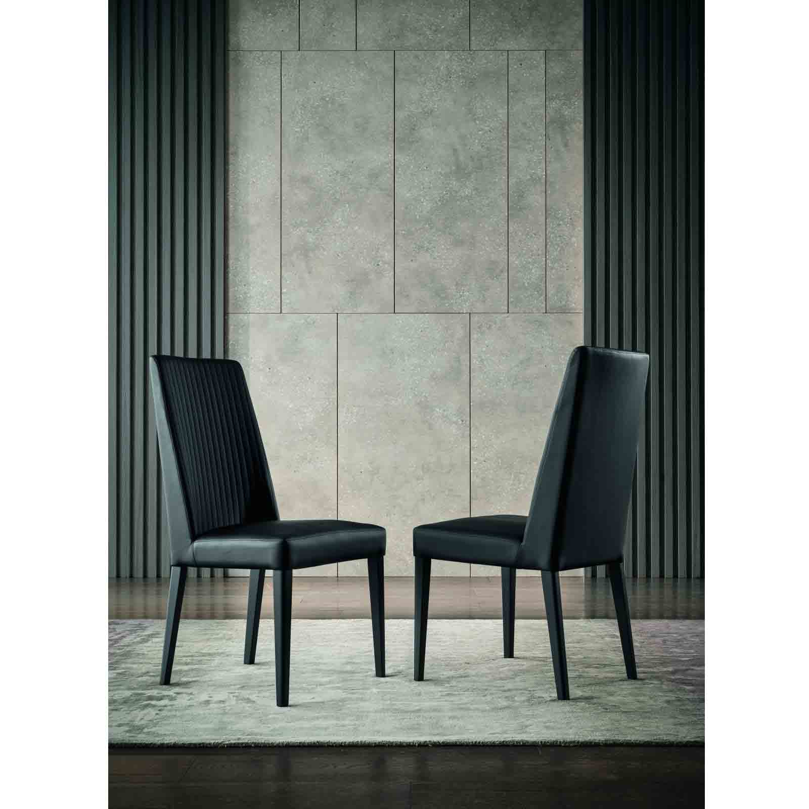 novecento black stylish dining chair