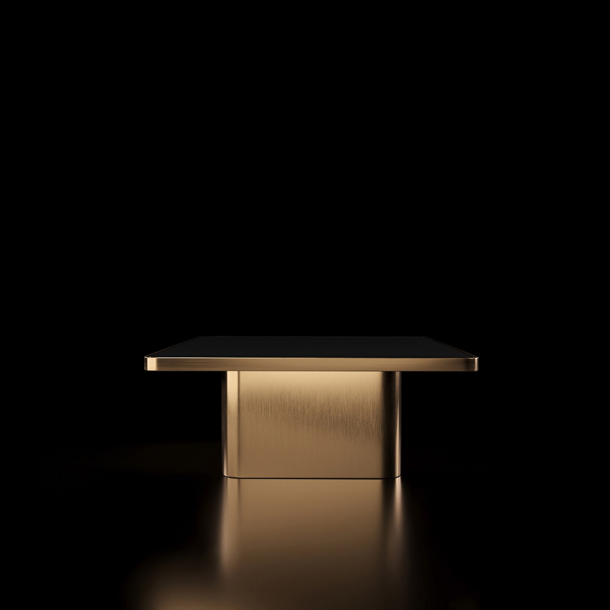 Olivero Brushed Titanium Gold Coffee Table   My Store  Coffee Table