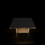 Olivero Brushed Titanium Gold Coffee Table   My Store  Coffee Table