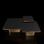 Olivero Brushed Titanium Gold Coffee Table   My Store  Coffee Table