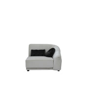 olivia light gray black luxury 8 sectional