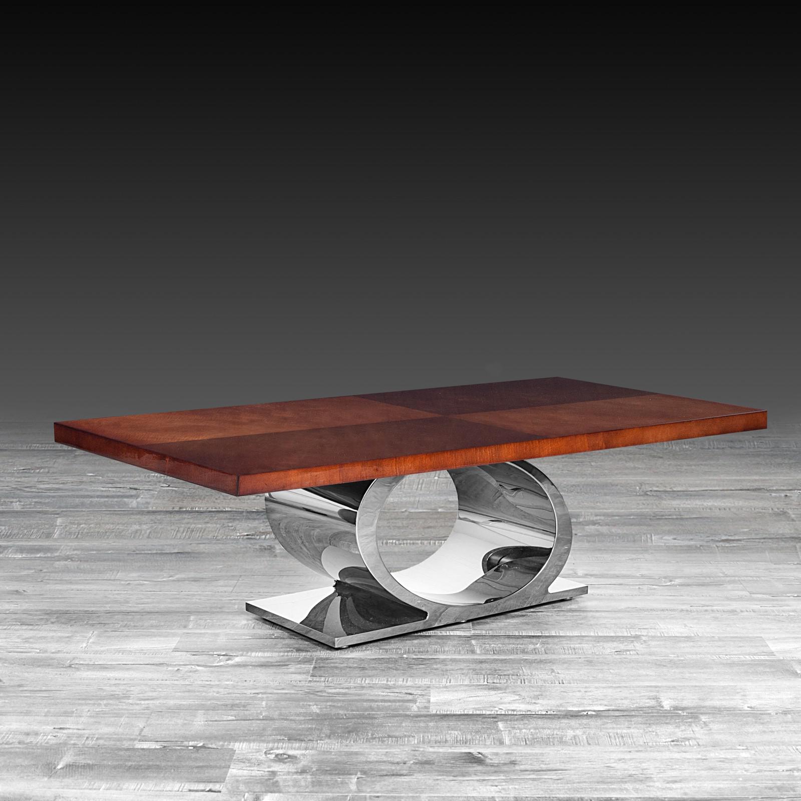 onyx maple silver stylish coffee table