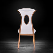 onyx oyster luxury dining chair