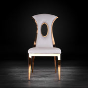 onyx oyster modern dining chair