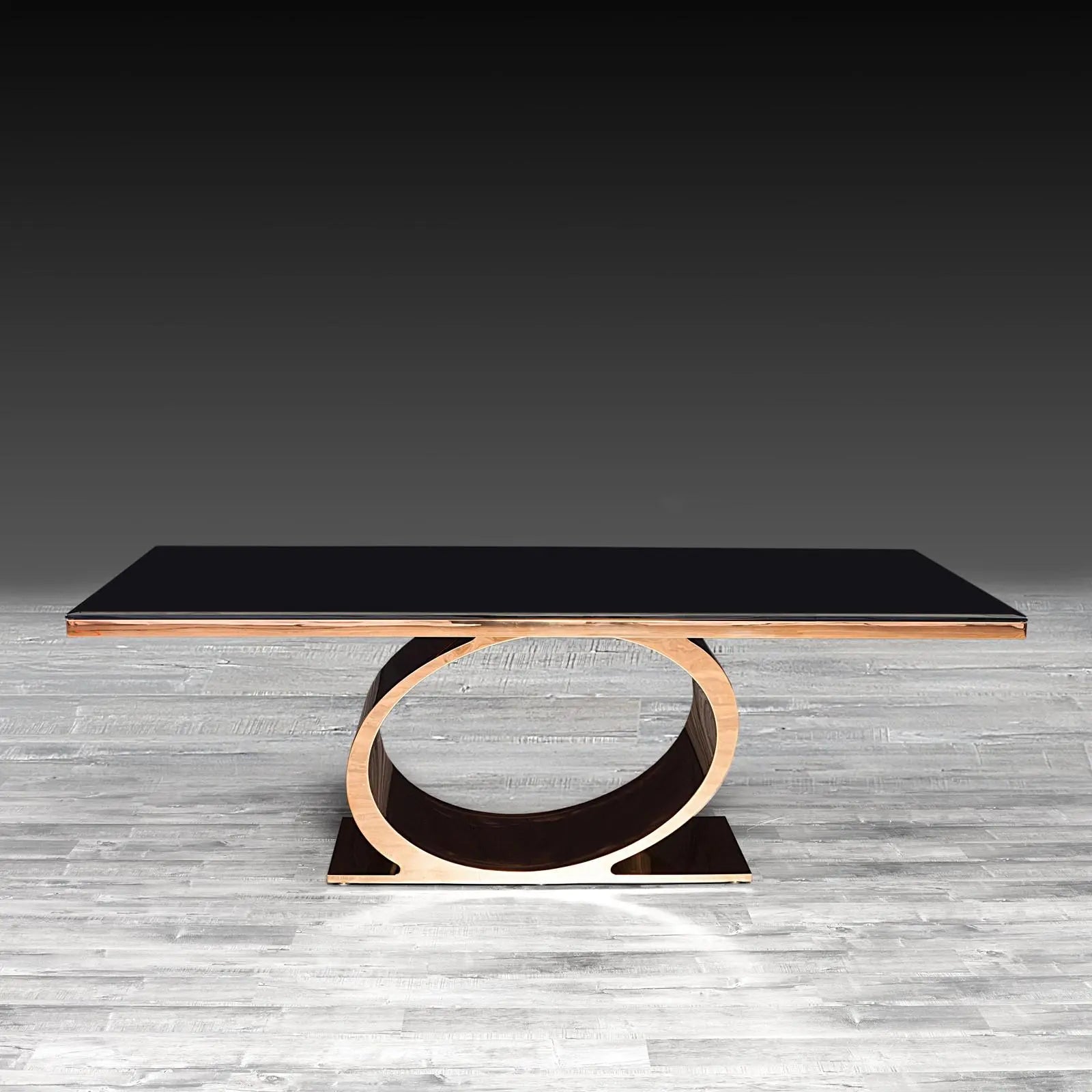 onyx rg glass modern dining table