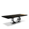 onyx silver black art small coffee table