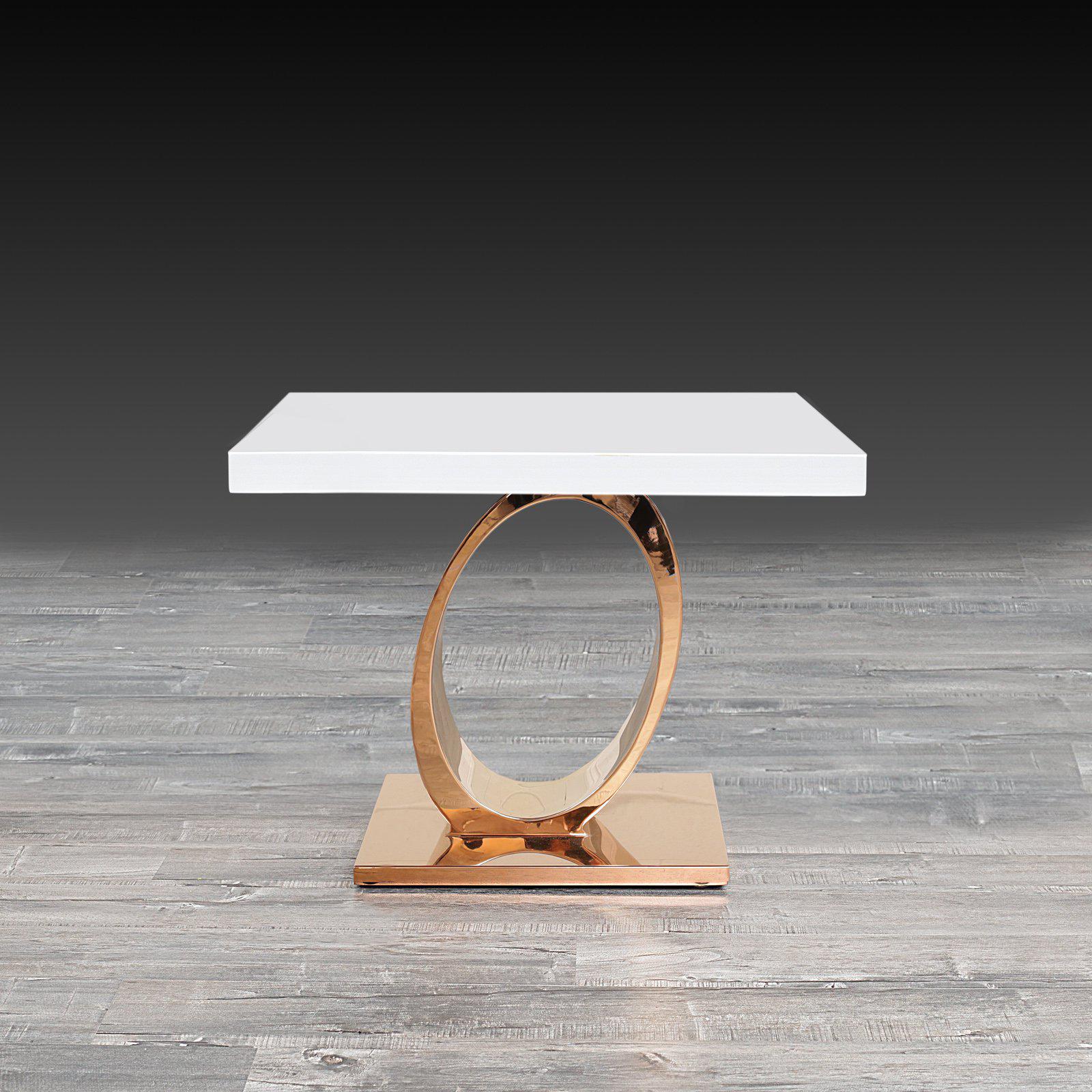 onyx white rg modern end table