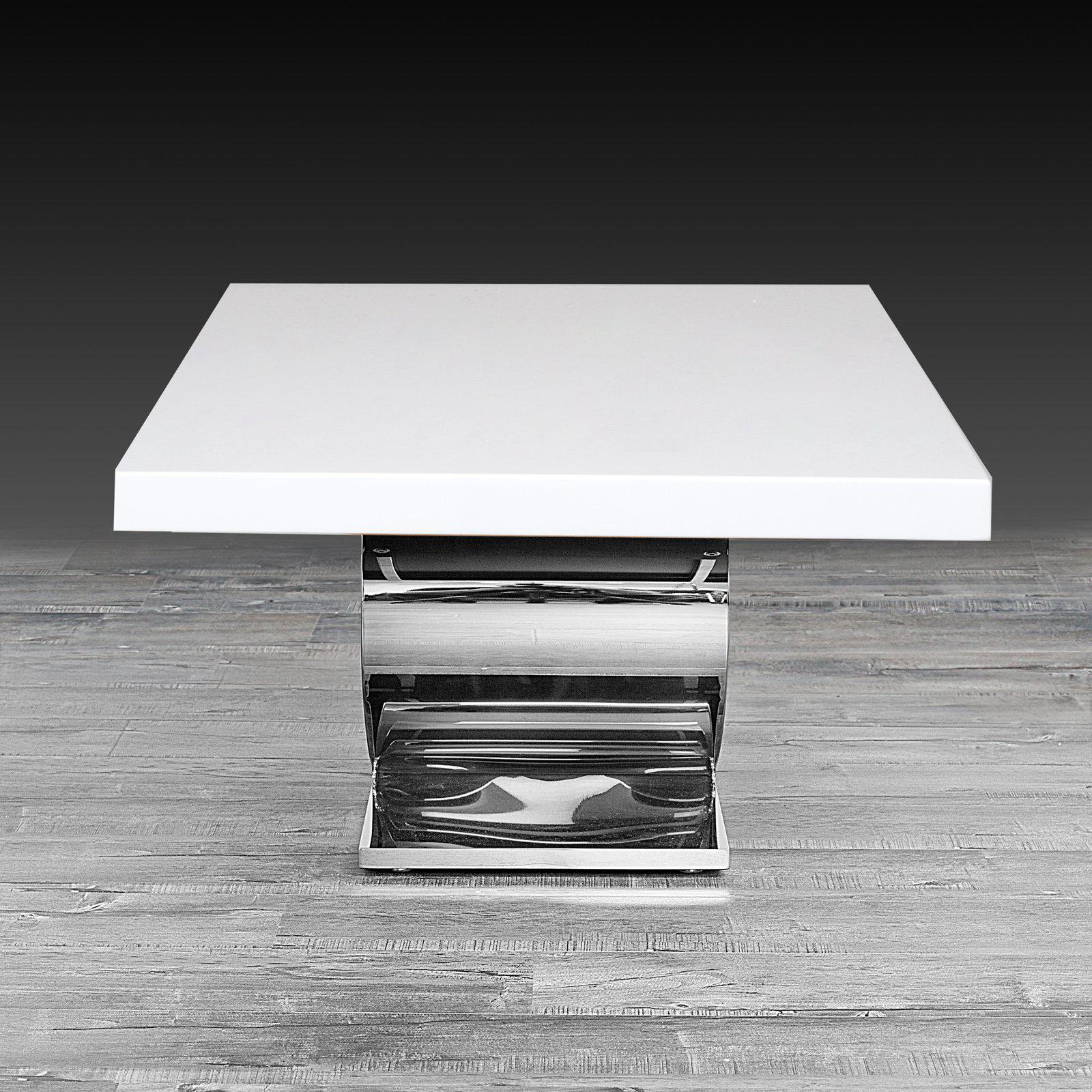 onyx white silver la coffee table