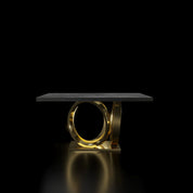 Oracle Titanium gold Square Dining Table   My Store  Dining Table