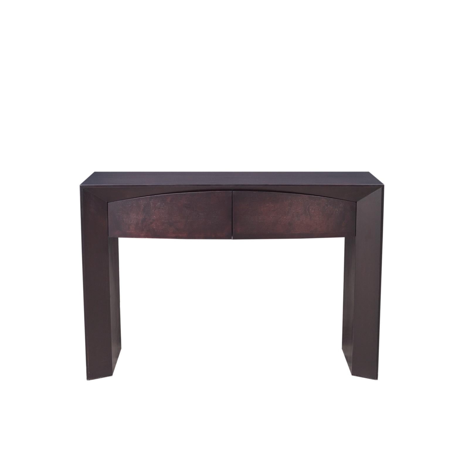 oscar wenge console table