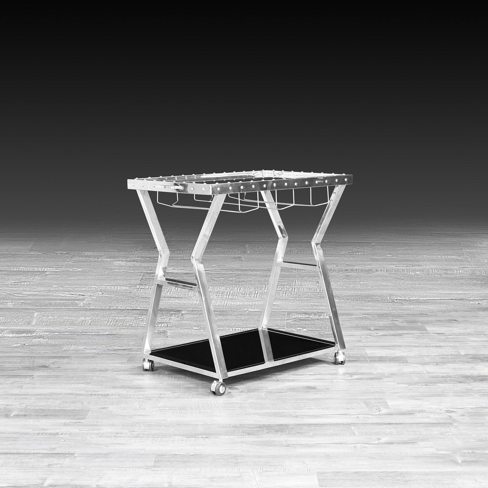 oslo silver allamoda bar cart