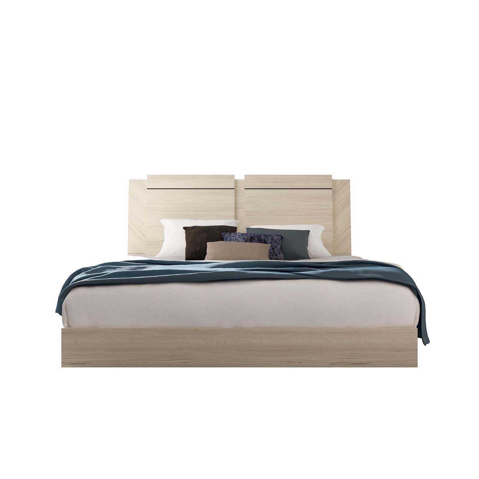 Perla Beige Queen Bed