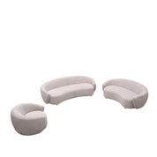 primo light gray stylish 9 sofa set