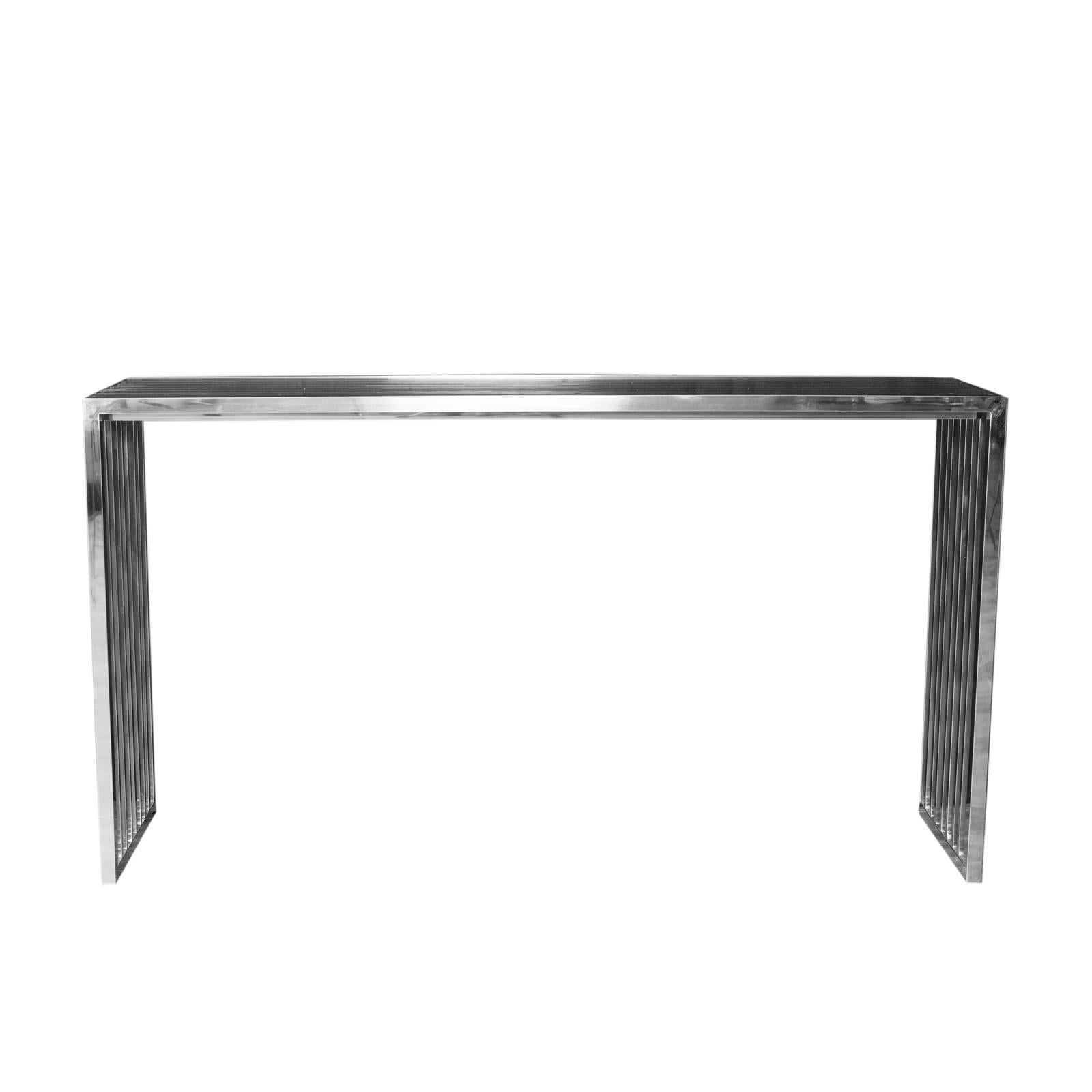 prisco silver console table