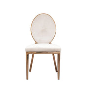 regina beige velvet dining chair