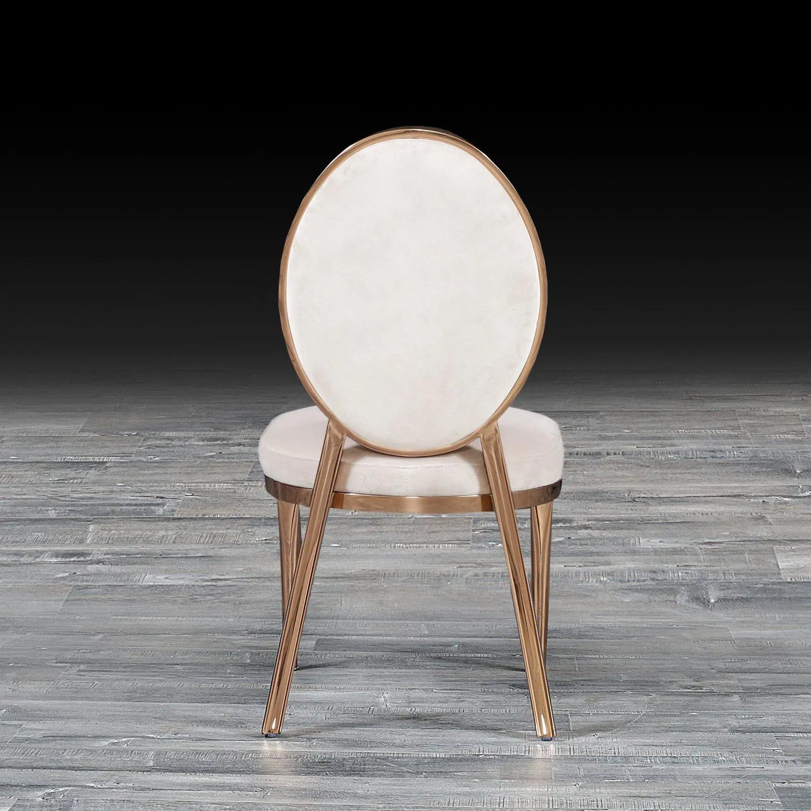 regina beige velvet luxury dining chair