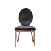 regina black dining chair