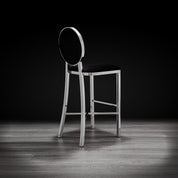 regina black luxury bar stool