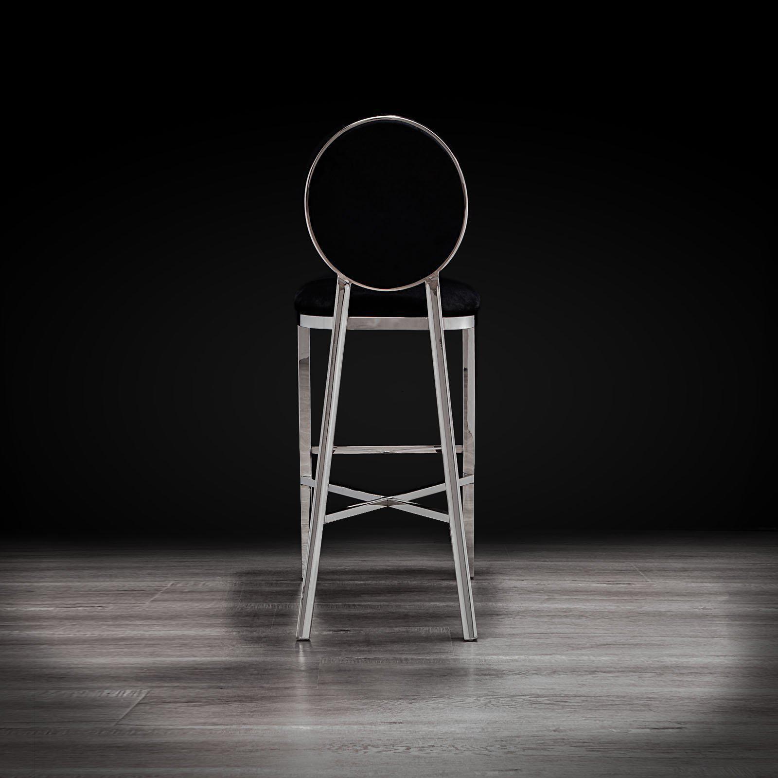 regina black modern 1 bar stool