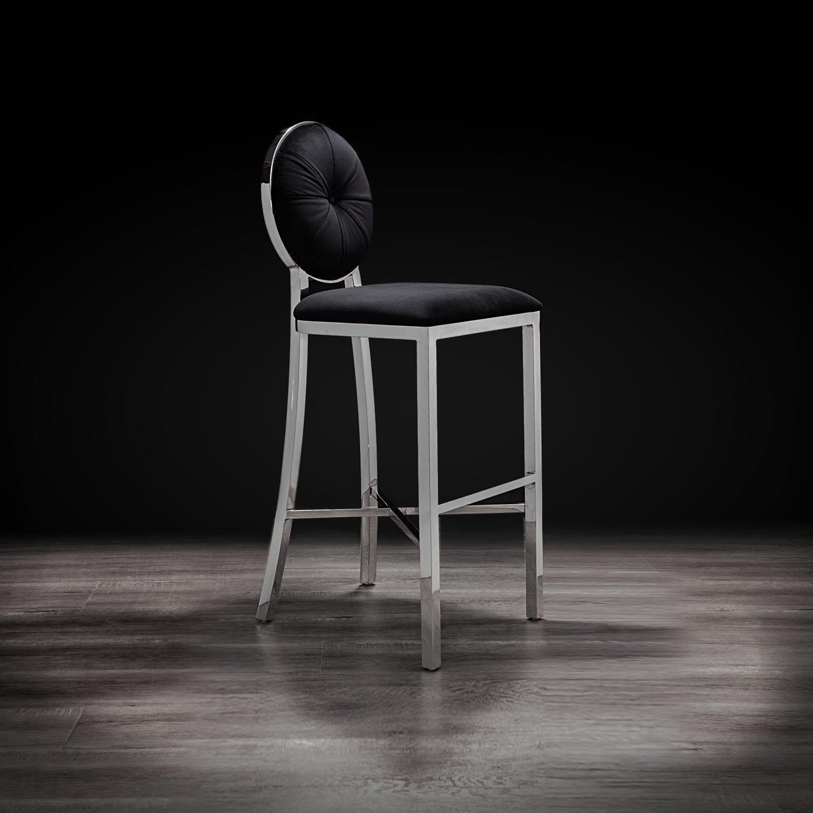 regina black stylish bar stool