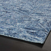 regina blue modern rug