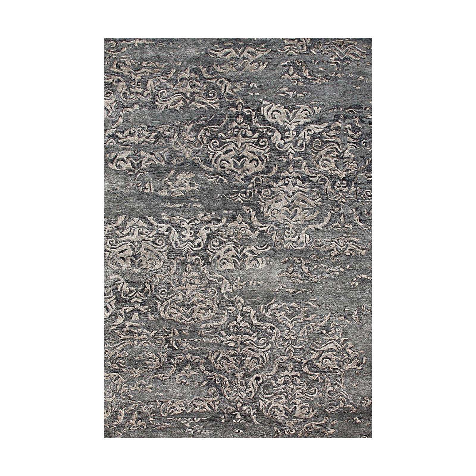 regina gray silver rug