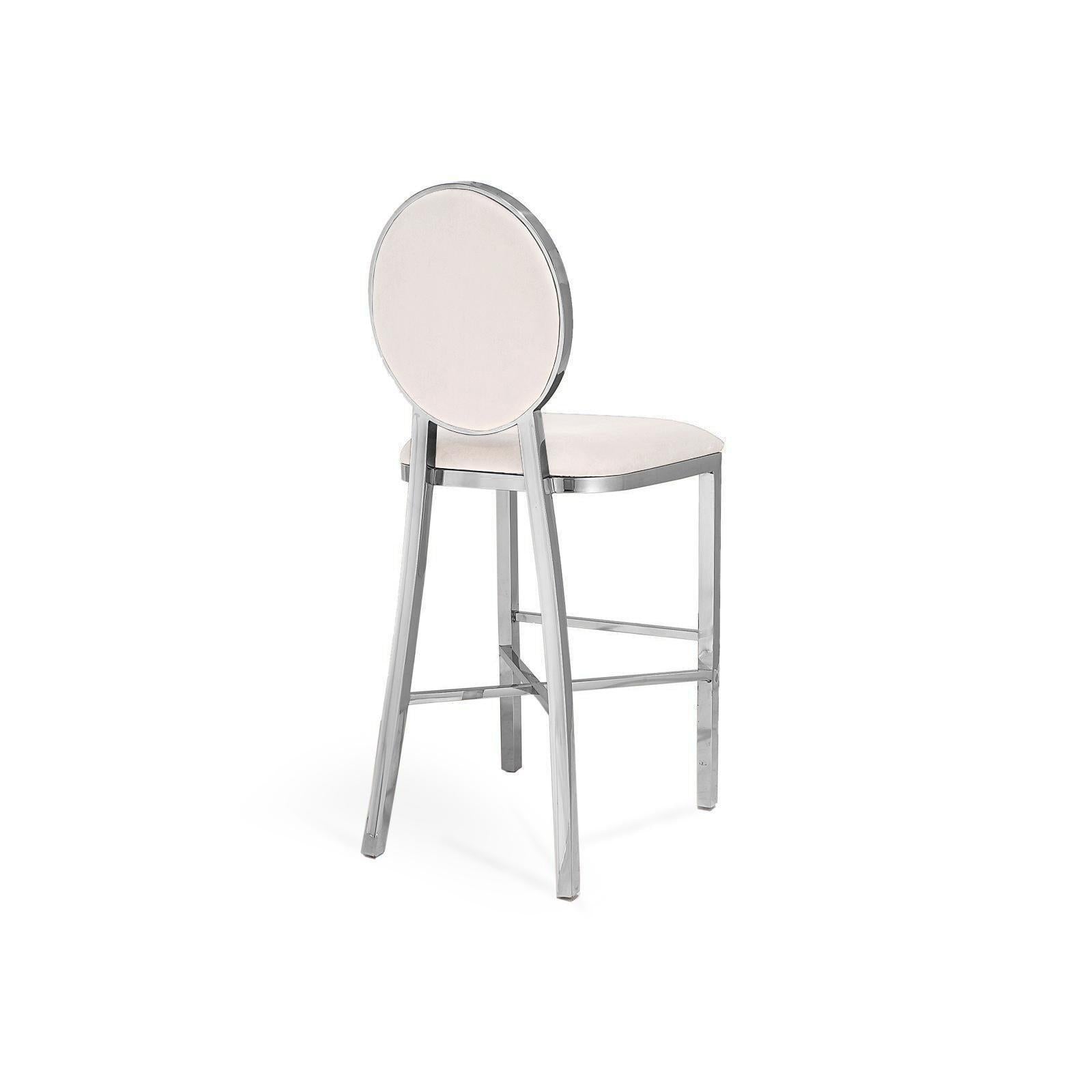 regina silver beige allamoda 7 counter stool