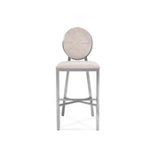 regina silver beige counter stool