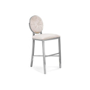 regina silver beige modern 7 counter stool