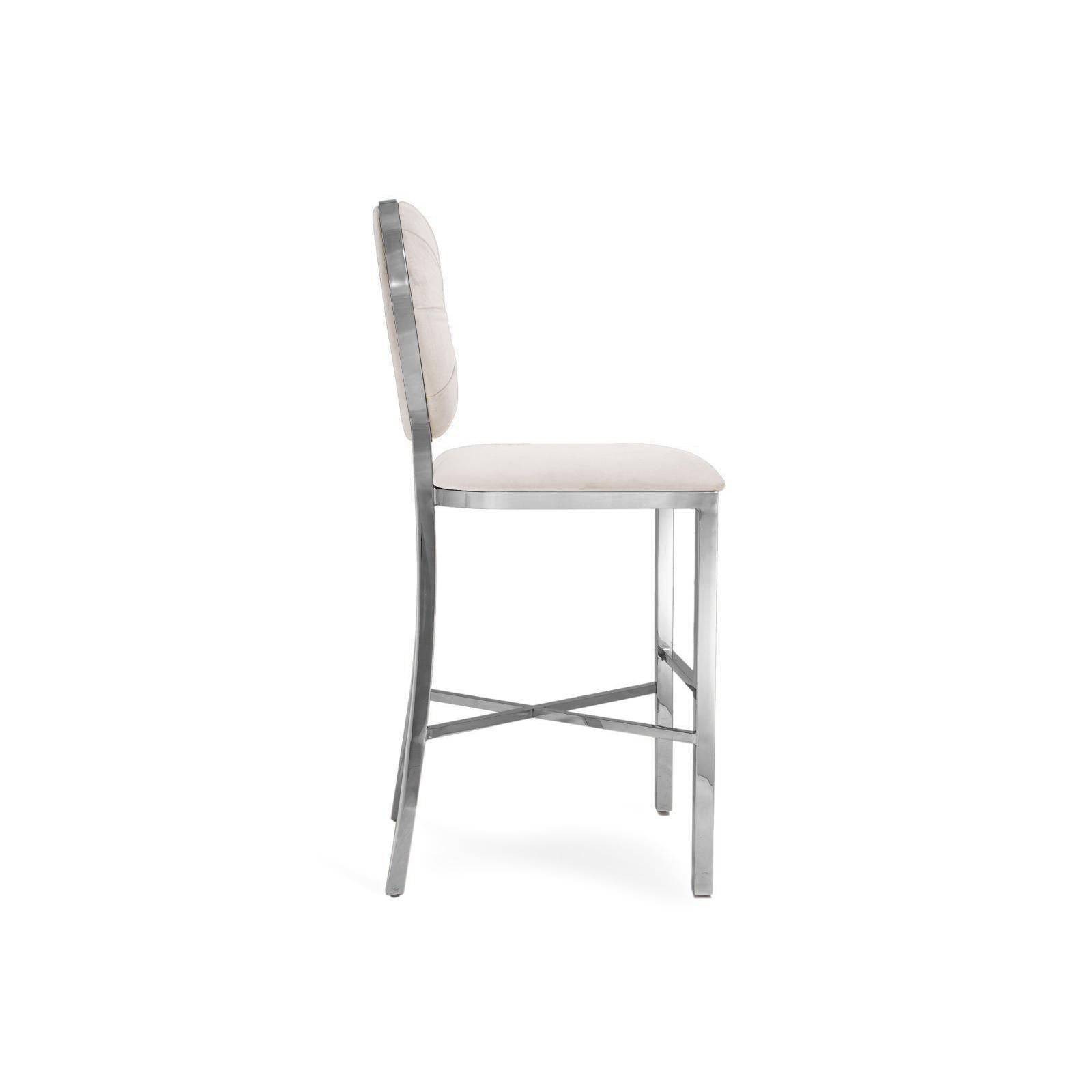 regina silver beige stylish 7 counter stool