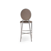 regina silver taupe modern 8 counter stool