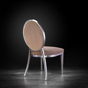 regina silver taupe roberto grassie dining chair