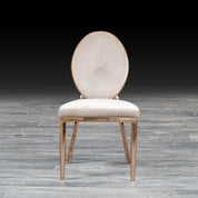 regina taupe modern dining chair