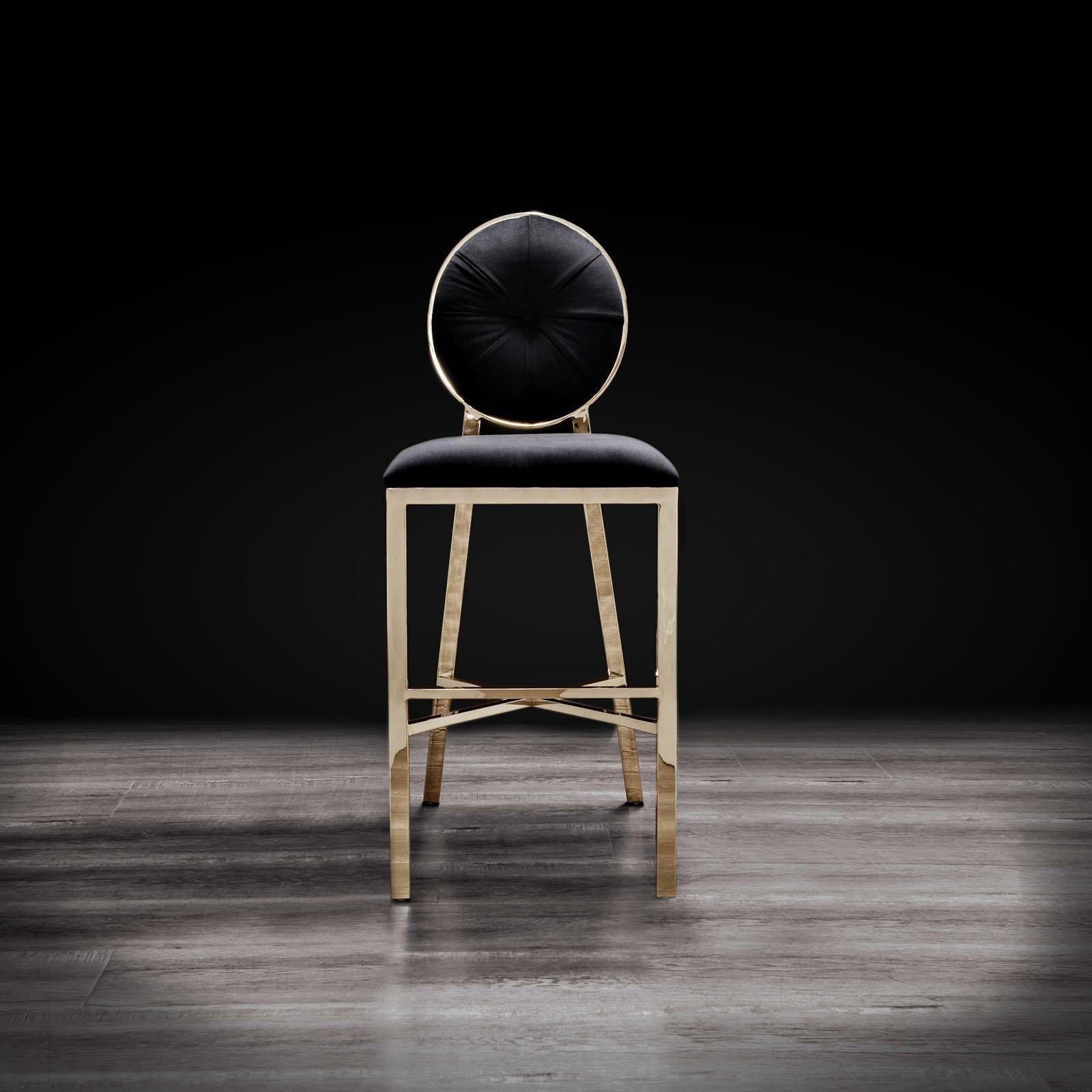 regina tgss black luxury counter stool