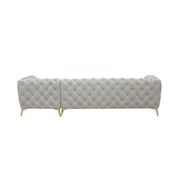 regina tgss left sofa chaise beige luxury 7 sectional