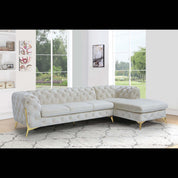 regina tgss left sofa chaise beige luxury sectional