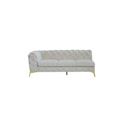 regina tgss left sofa chaise beige modern 8 sectional