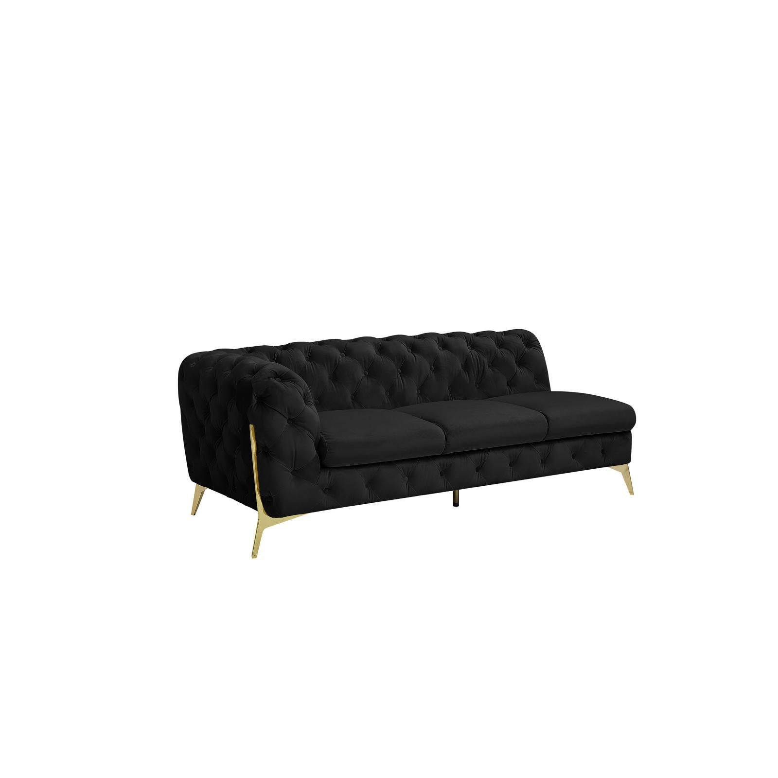 regina tgss left sofa chaise black stylish 8 sectional