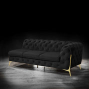 regina tgss right sofa chaise black stylish sectional