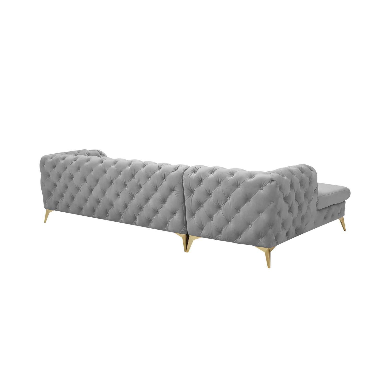 regina tgss right sofa chaise light gray allamoda 7 sectional