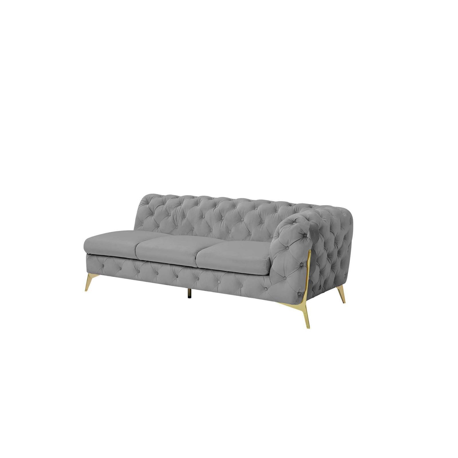 regina tgss right sofa chaise light gray stylish 8 sectional