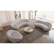 riccardo light gray ax14 sofa set