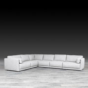 ricco light gray modern sectional