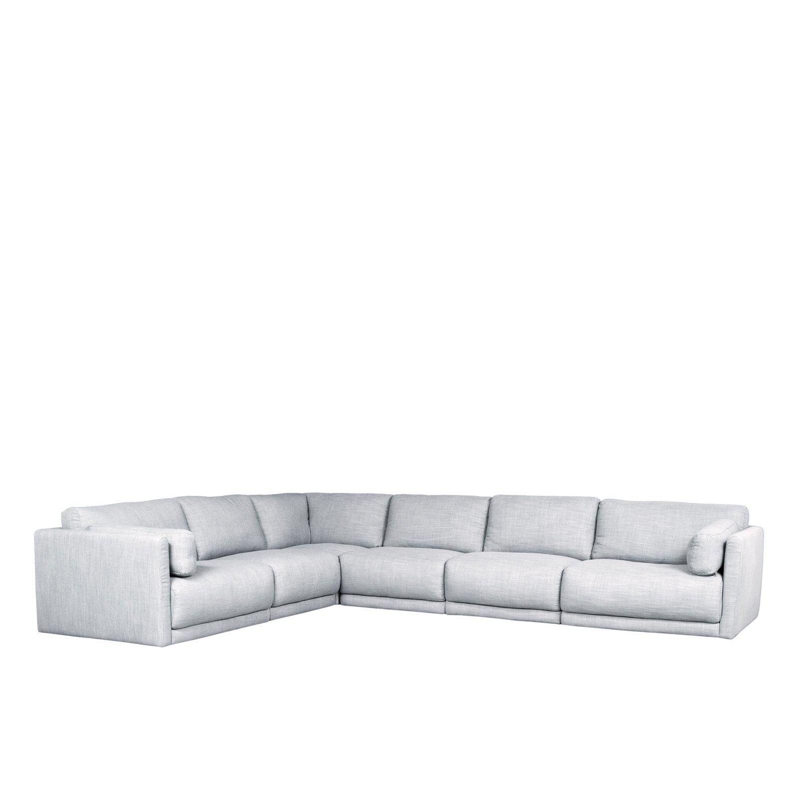 ricco light gray sectional