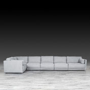 ricco light gray stylish sectional